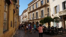 The streets of Aix-en-Provence, France