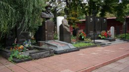 Novodevichy Cemetery in Moscow, Russia