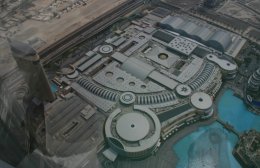 The Dubai Mall from the 124th floor of Burj Khalifa