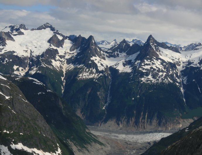 Mountains north of Juneau