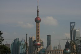 Oriental Pearl Tower and Shanghai skyline