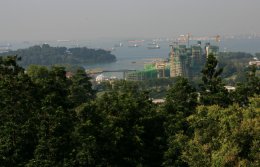 View of Singapore from Mount Faber Park