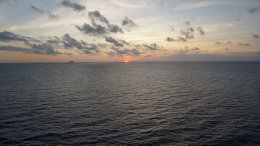 Sunset in Cozumel, Mexico