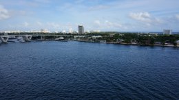Cruise port in Fort Lauderdale, Florida