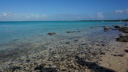 Rock Sound on the island of Eleuthera, Bahamas
