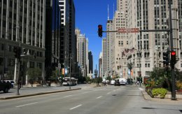The start of the Magnificent Mile