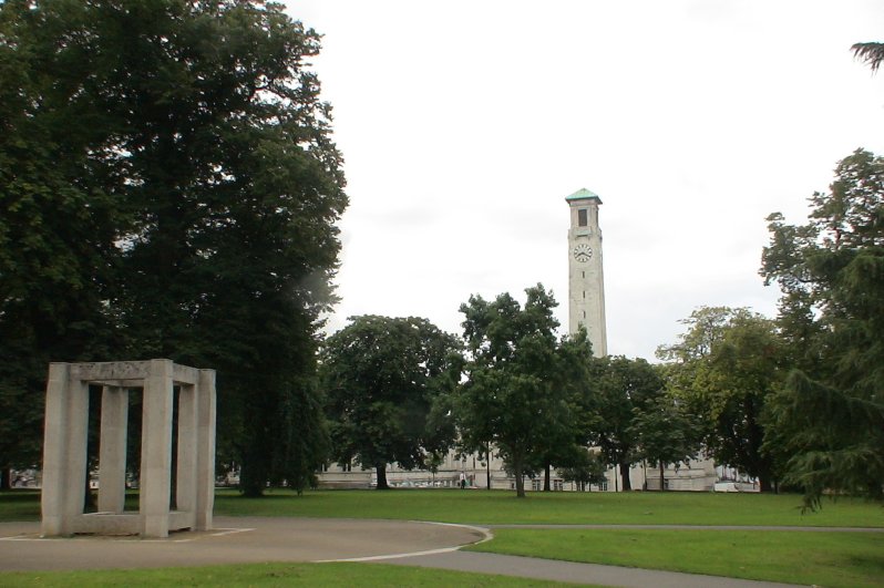 Park overlooking Civic Centre