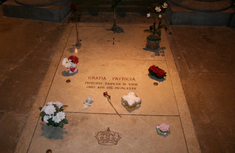 Tomb of Princess Grace in Saint Nicholas Cathedral