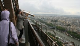 View from the second level of the Eiffel Tower