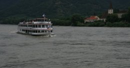 Danube River in Spitz, Austria
