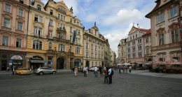Buildings on Prague's Old Town Square