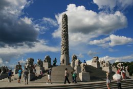 Vigeland Sculpture Park in Oslo, Norway