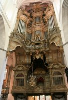 Giant organ in St. Mary's Church, Rostock