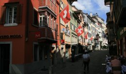 Augustinergasse in Zurich's old town