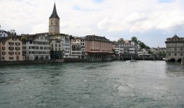 The Limmat river & Zurich's Old Town
