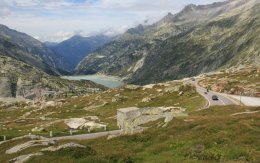 Grimsel Pass in the Swiss Alps