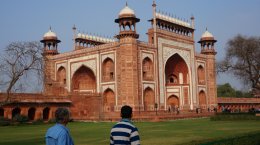 The Great gate (Darwaza-i rauza) at the Taj Mahal