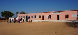 Elementary school in Khajuraho, India