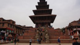 Taumadhi Square in Bhaktapur, Nepal