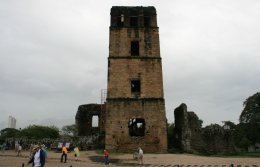 Ruins of the cathedral in Old Panama