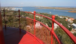 St. Augustine Inlet as seen from the top of the St. Augustine Lighthouse