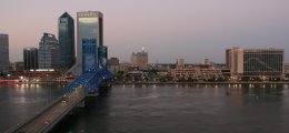 Jacksonville skyline along the St. Johns River