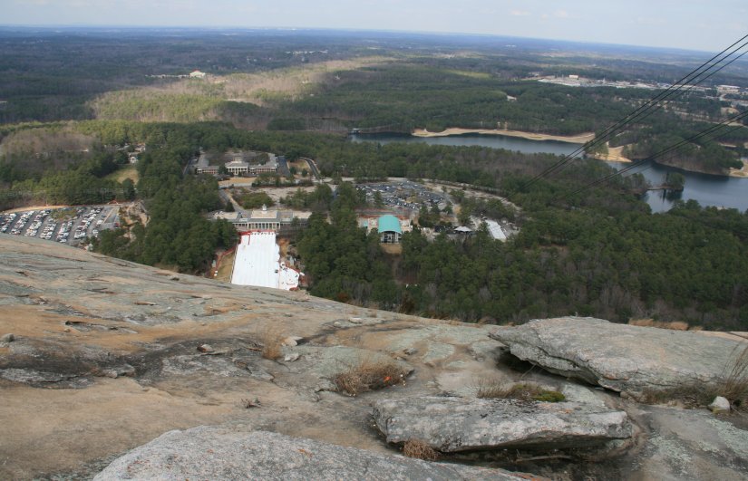 View from top of Stone Mountain