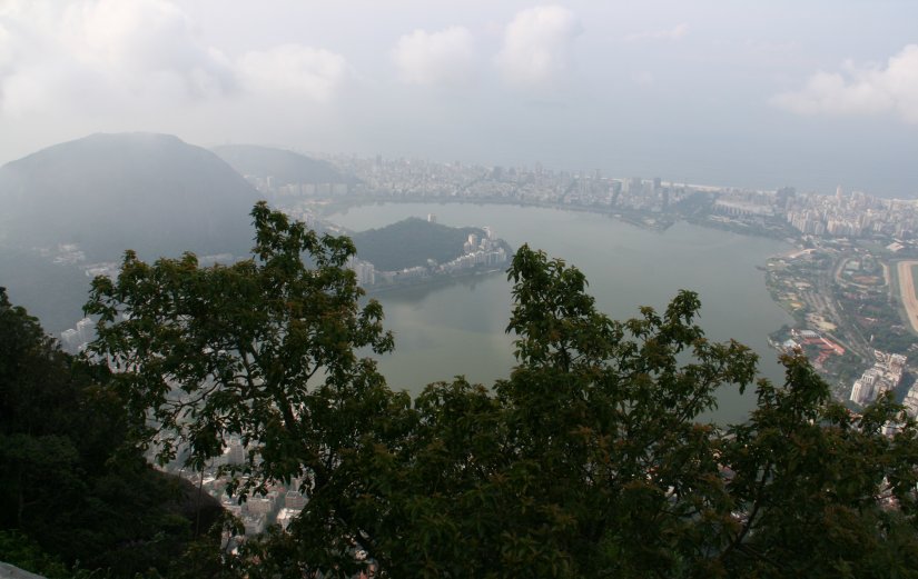 View from top of Rio's Corcovado Mountain