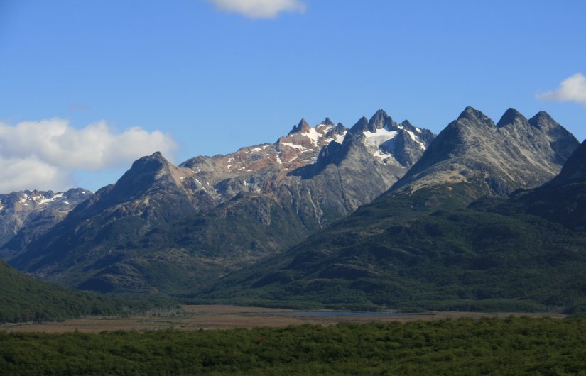 Andes Mountains in southern Argentina