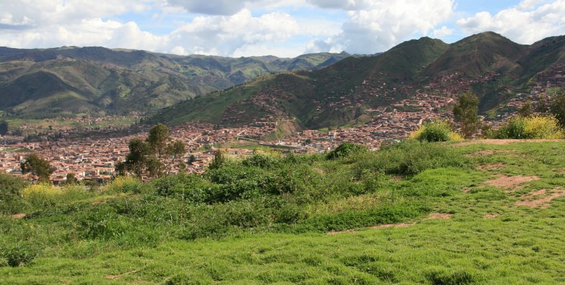 The city of Cusco from Sacsayhuaman