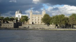The Tower of London in London, England