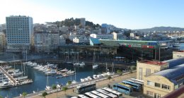 The port of Vigo, Spain