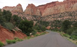 The Burr Trail entering Long Canyon in Grand Staircase-Escalante National Monument