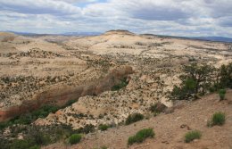 View along the Highway 12 Scenic Byway in the Grand Staircase-Escalante National Monument