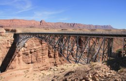 Navajo Bridge crossing Marble Canyon