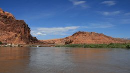 Moab, Utah, start of my jetboat journey on the Colorado River