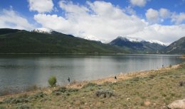 One of the Twin Lakes off Colorado Highway 82