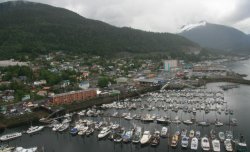Ketchikan from seaplane