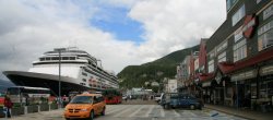 ms Zaandam docked in Ketchikan