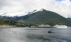Ketchikan, Alaska from Sapphire Princess Sun Deck