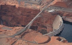 Glen Canyon Dam and Bridge @ Page, Arizona