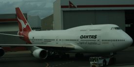 Qantas 747-400 operating as flight #QF2901