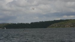 Seaplane in flight