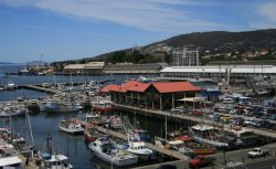 Hobart harbour from Grand Chancellor
