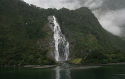 Bowen Falls on Milford Sound