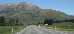 Highway 73 nearing Arthurs Pass National Park
