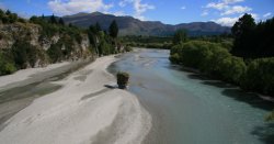Shotover River from Old Shotover Bridge