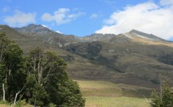 scenic Glenorchy highway