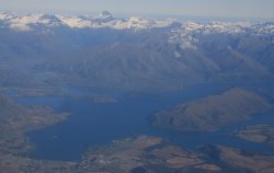 South Island from 22,000 feet