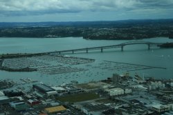 Downtown Auckland from Sky Tower